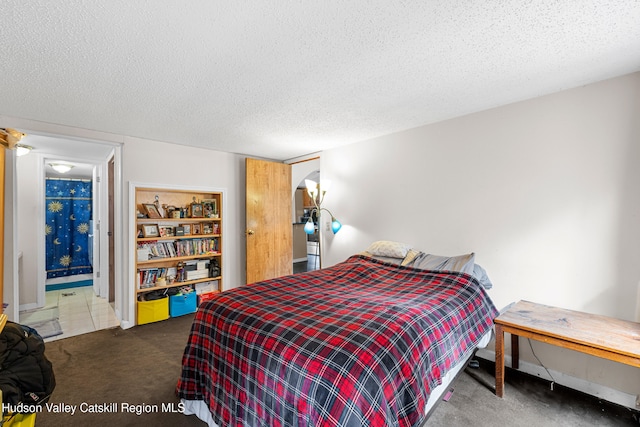252 Ruby Rd, Kingston, NY 12401 - carpeted bedroom with a textured ceiling