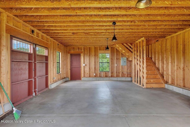 274 Bald Mountain Rd, Brunswick, NY 12180 - miscellaneous room featuring concrete floors and electric panel