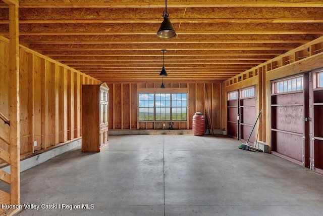 274 Bald Mountain Rd, Brunswick, NY 12180 - miscellaneous room with unfinished concrete floors and plenty of natural light
