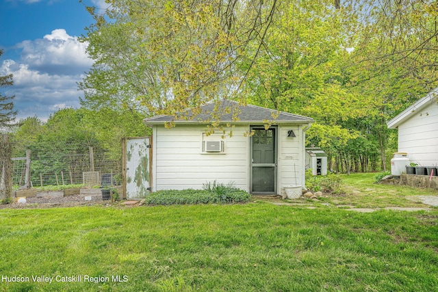 84 Old Rte 82, Hudson, NY 12534 - view of outdoor structure featuring an outdoor structure and an AC wall unit