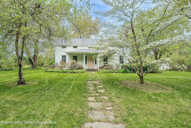 84 Old Rte 82, Hudson, NY 12534 - view of front of property with a front yard and covered porch