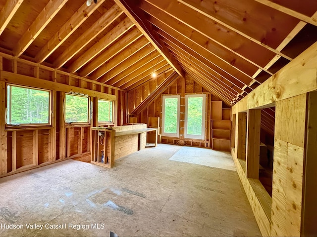 65 Bluebird Ln, Andes, NY 13731 - unfinished attic with plenty of natural light