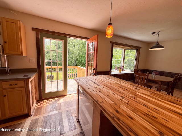 65 Bluebird Ln, Andes, NY 13731 - dining space featuring light wood-type flooring