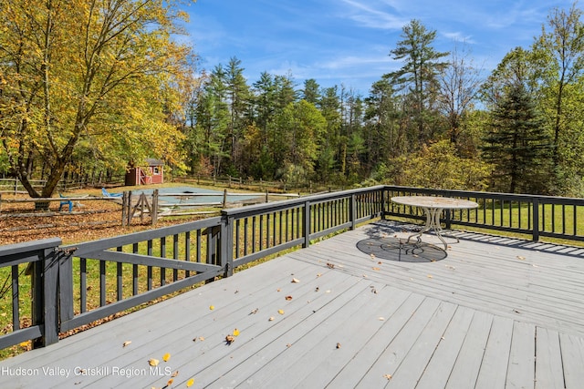 view of deck