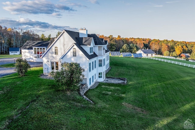 237 Christian Hill Rd, Cooperstown, NY 13326 - view of side of property with a chimney