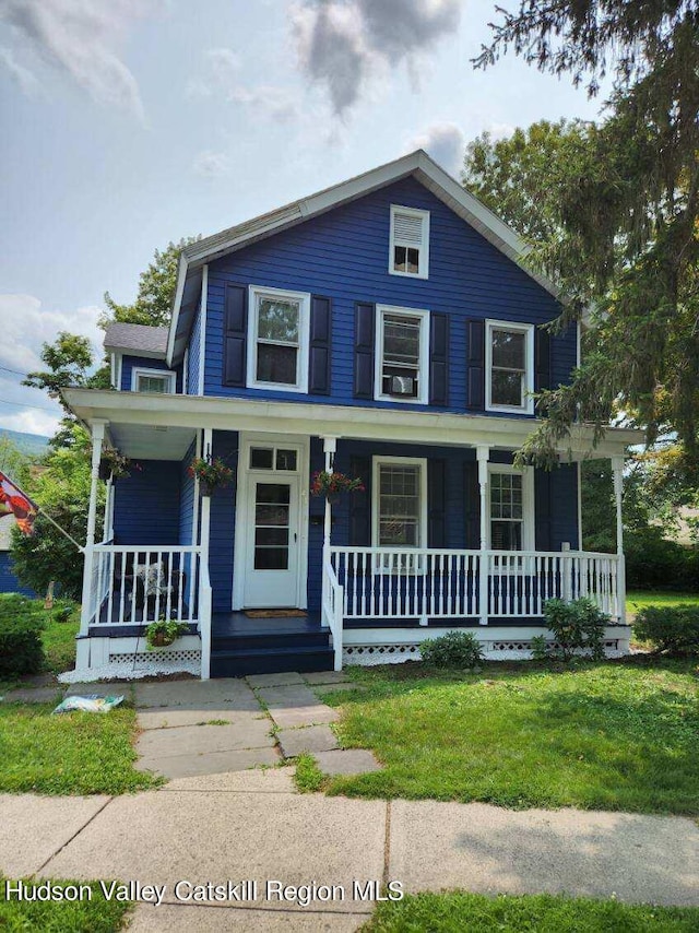 view of front facade with a porch