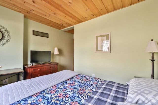 92 Highlands Ln Unit A8, Hunter, NY 12442 - bedroom with wooden ceiling