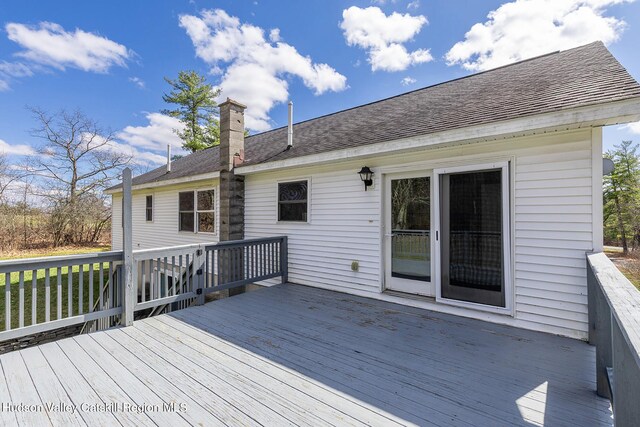 186 Meadow Brook Ln, Greenville, NY 12083 - view of wooden terrace