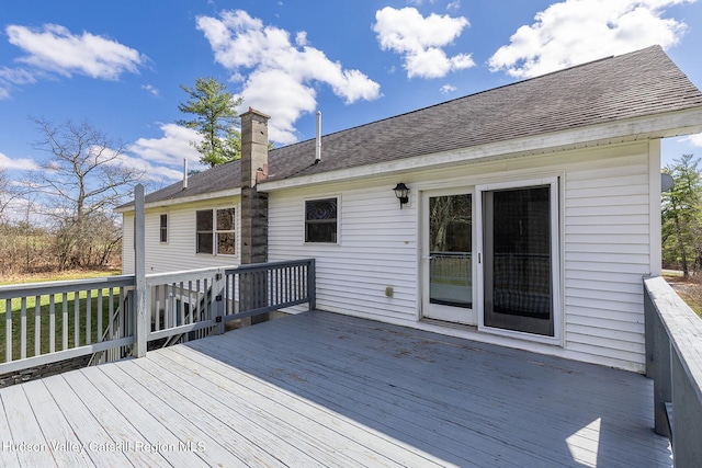 186 Meadow Brook Ln, Greenville, NY 12083 - view of wooden terrace