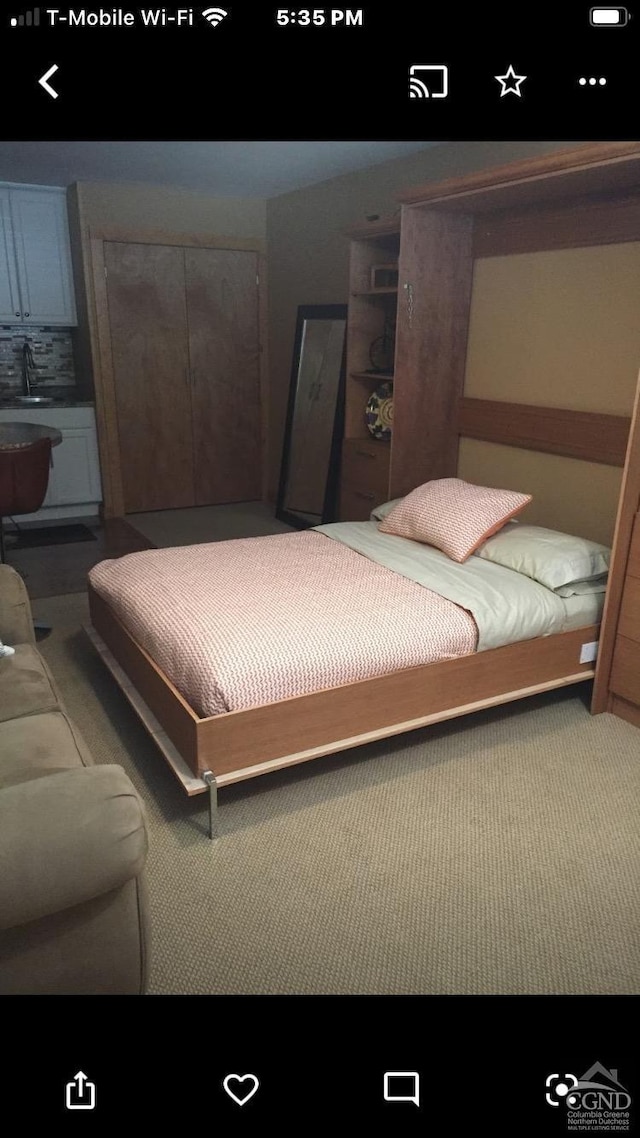 7625 Main St Unit A-2, Hunter, NY 12442 - view of carpeted bedroom