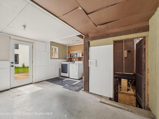 125 Water St, Franklin, NY 13775 - below grade area with independent washer and dryer