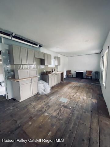 125 Water St, Franklin, NY 13775 - kitchen featuring dark wood-style flooring
