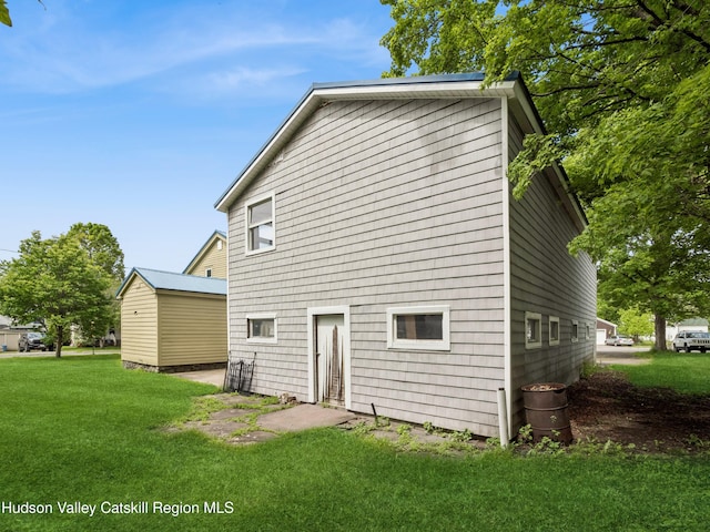 125 Water St, Franklin, NY 13775 - back of house with a lawn