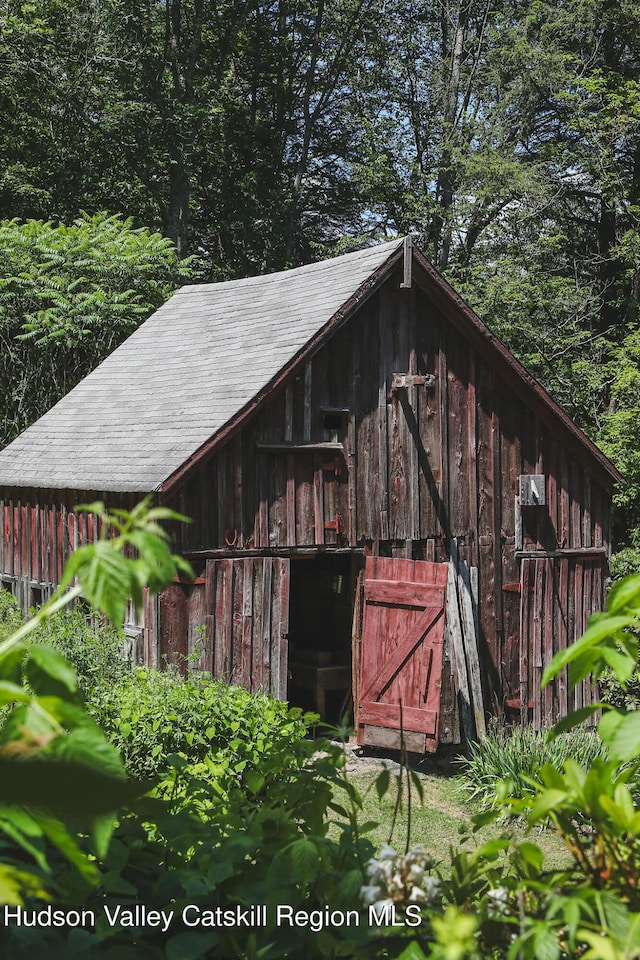 10 Erickson Rd, Hardenburgh, NY 12406 - view of barn