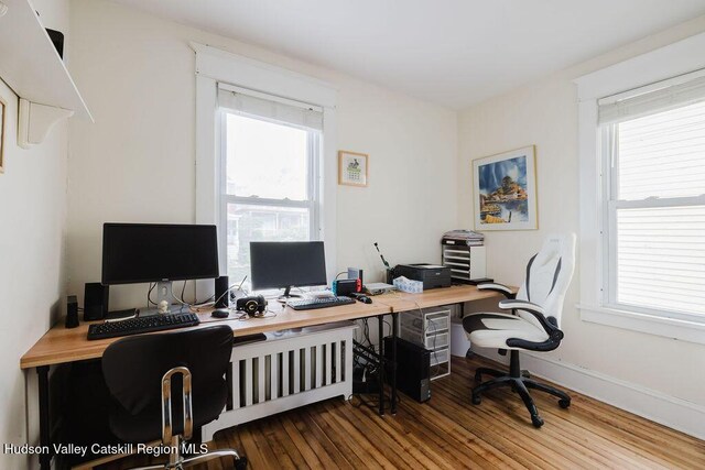 15 Mckinstry Pl, Hudson, NY 12534 - office area with wood finished floors