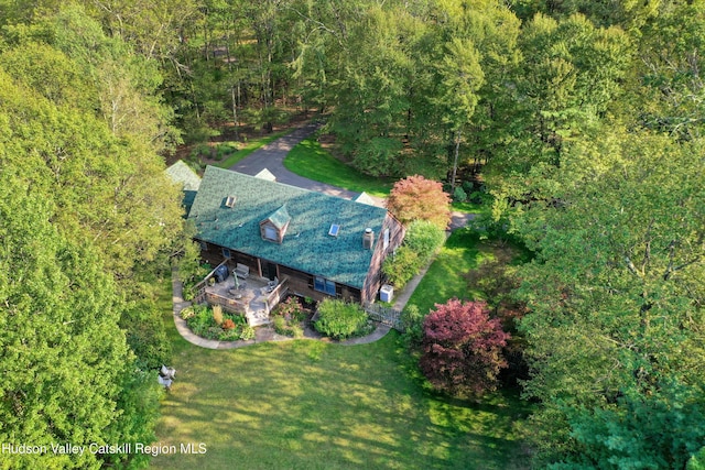 4 Mountain View Dr, Kerhonkson, NY 12446 - aerial view of property and surrounding area featuring a heavily wooded area
