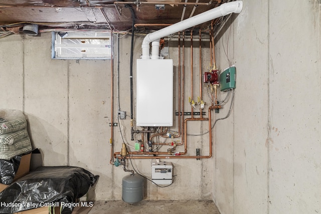 4 Mountain View Dr, Kerhonkson, NY 12446 - utility room with water heater