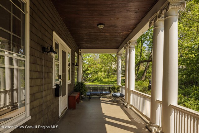 131 William St, Catskill, NY 12414 - view of covered porch