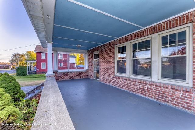 view of patio / terrace featuring a porch