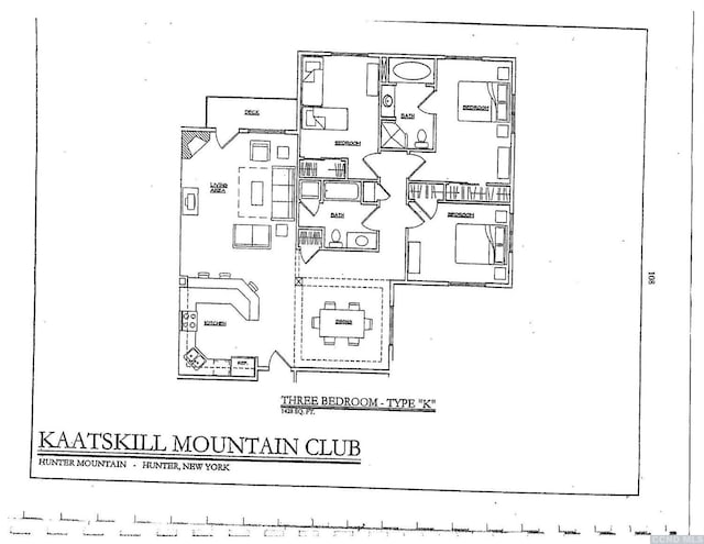 62 Liftside Dr Unit 432K4, Hunter, NY 12442 - home floor plan