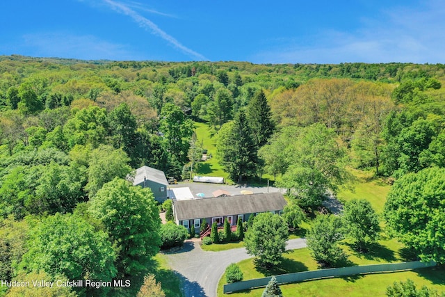 8 Orlich Rd, Red Hook, NY 12571 - view of subject property with a heavily wooded area