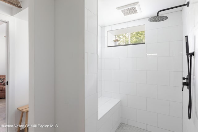 150 Blenheim Hill Rd, Jefferson, NY 12093 - bathroom featuring a tile shower