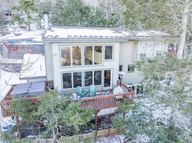 view of back of property