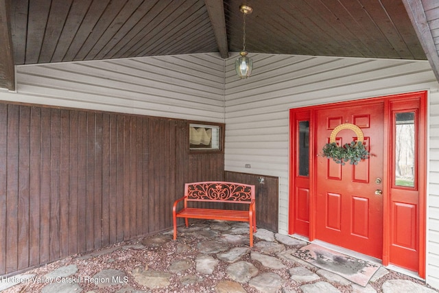 view of entrance to property