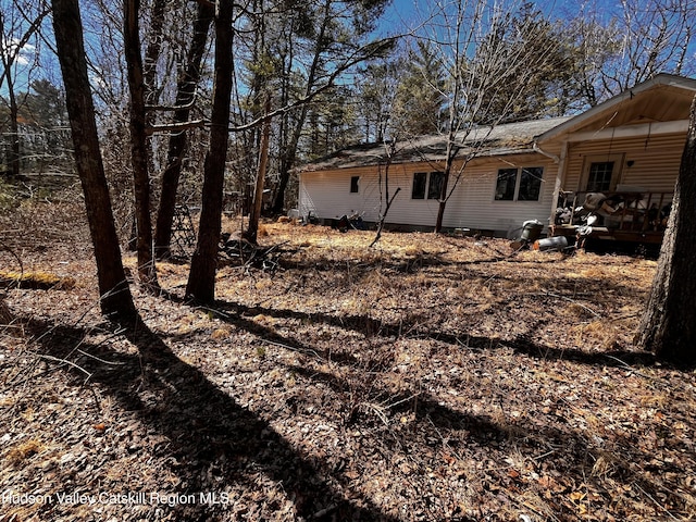 1145 Glasco Tpke, Saugerties, NY 12477 - view of yard featuring a porch