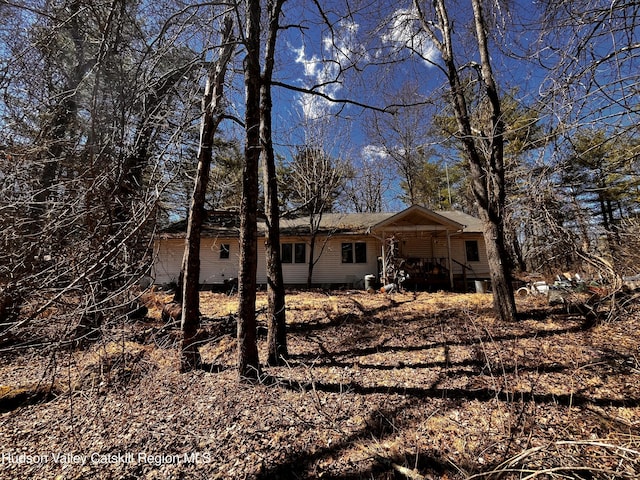 1145 Glasco Tpke, Saugerties, NY 12477 - rear view of property with covered porch