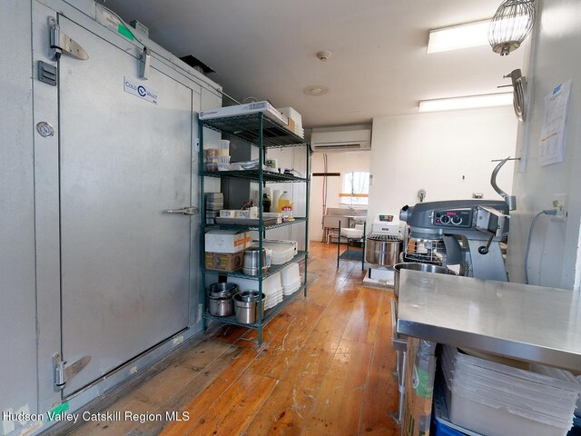 230 Warren St, Hudson, NY 12534 - storage featuring a wall mounted air conditioner