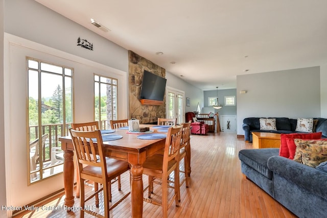 6 Trailside Dr Unit A8, Hunter, NY 12442 - dining room with light wood-style flooring