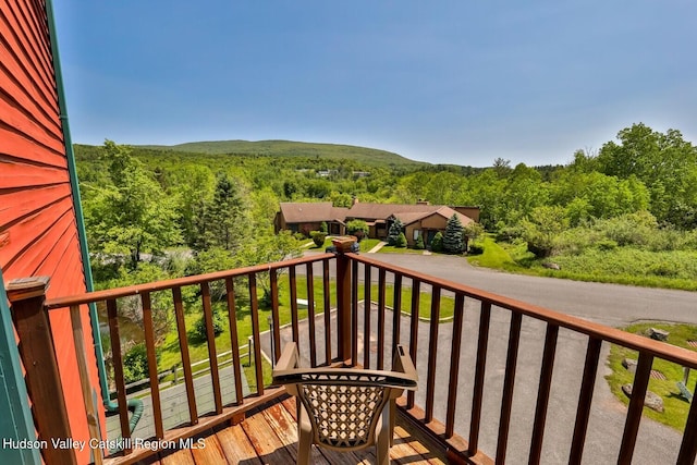 6 Trailside Dr Unit A8, Hunter, NY 12442 - balcony with a view of trees