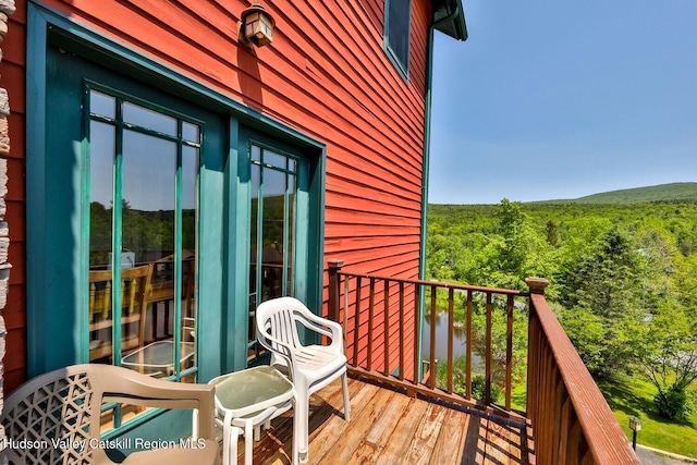 6 Trailside Dr Unit A8, Hunter, NY 12442 - balcony with a view of trees