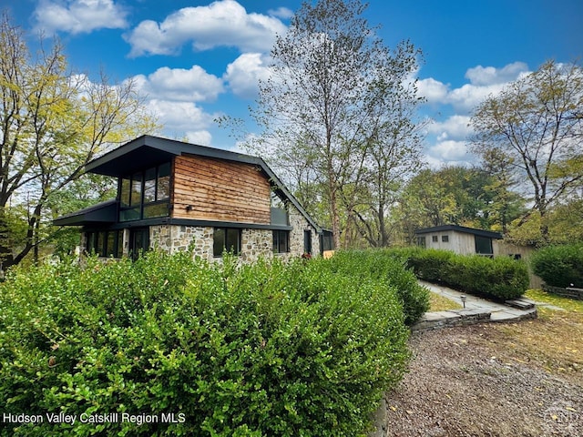 view of property exterior