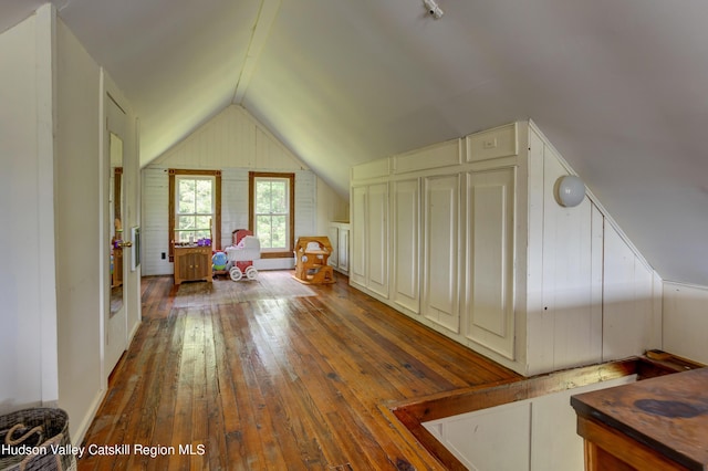 3721 Ridge Rd, Hamden, NY 13782 - additional living space with vaulted ceiling and wood-type flooring