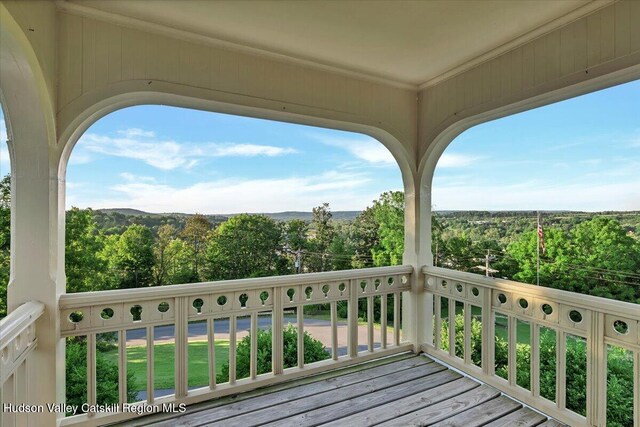 1 Waddell Ave, Fort Plain, NY 13339 - view of wooden terrace