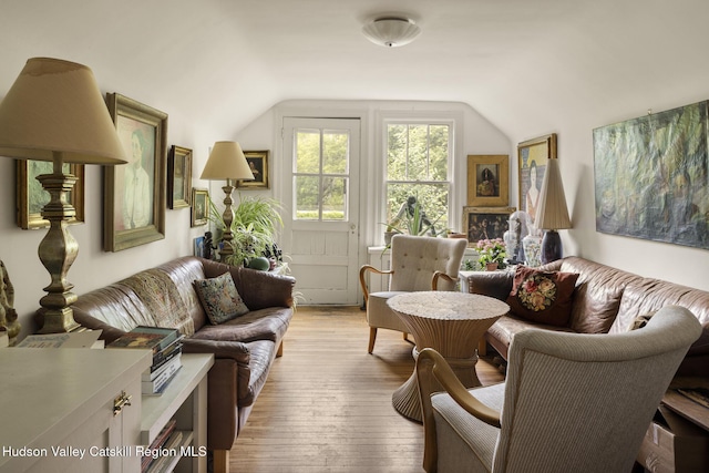827 Union St, Hudson, NY 12534 - living area with lofted ceiling and light wood finished floors