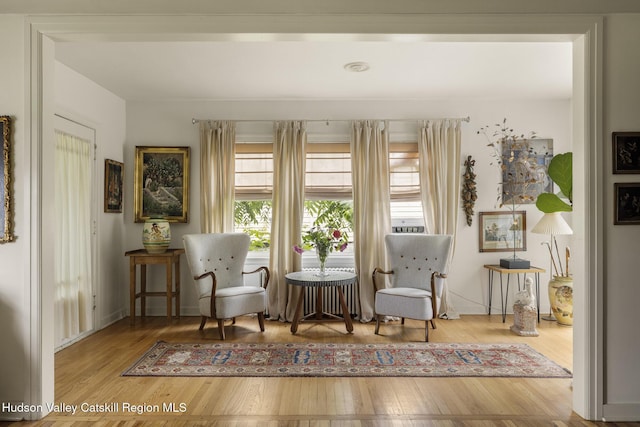 827 Union St, Hudson, NY 12534 - living area featuring wood finished floors