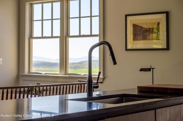 315 Weed Mine Rd, Copake, NY 12521 - kitchen view of a sink and dark countertops