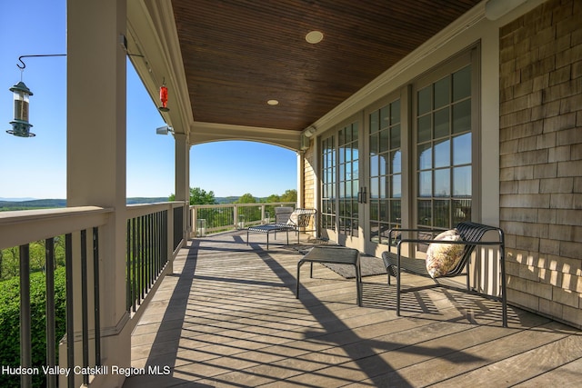 315 Weed Mine Rd, Copake, NY 12521 - deck featuring french doors