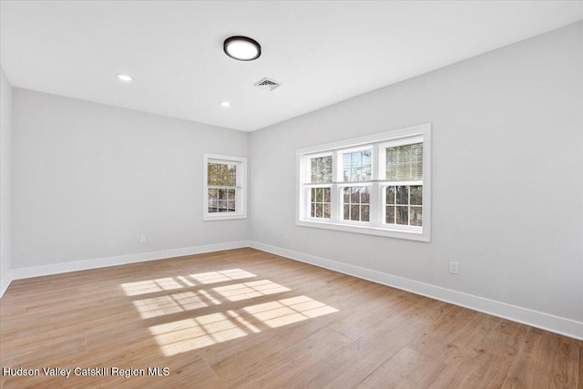 26 Debbie Dr, Athens, NY 12015 - spare room with recessed lighting, visible vents, baseboards, and light wood-style flooring