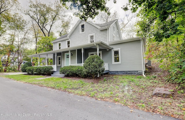 view of front of house with a porch