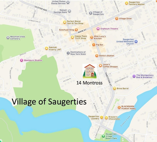 14 Montross St, Saugerties, NY 12477 - map / location