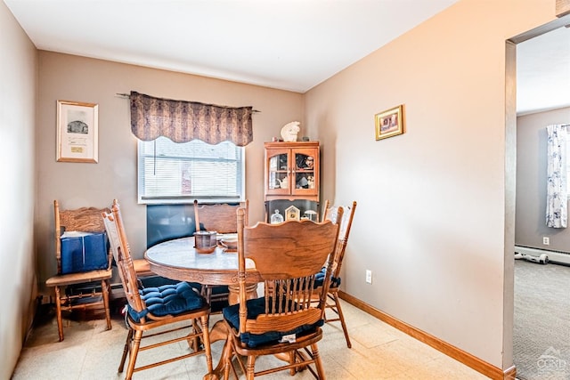 14 Montross St, Saugerties, NY 12477 - dining area featuring baseboards