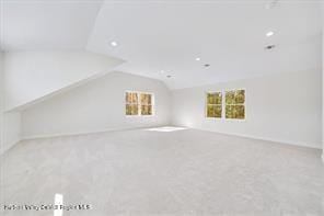 LOT13 Silo Ridge Dr, Wallkill, NY 12589 - bonus room featuring vaulted ceiling, carpet floors, and recessed lighting