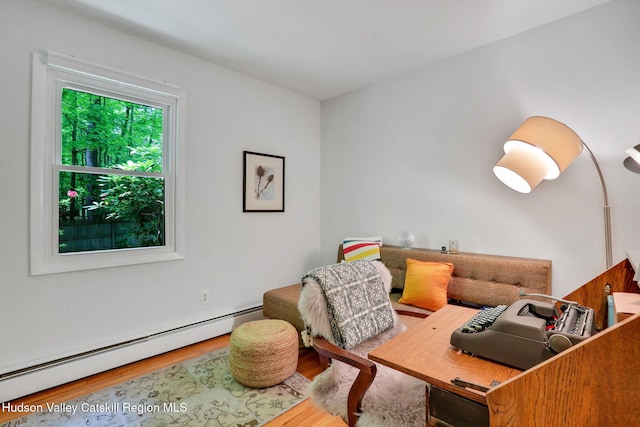 512 Watson Woods Rd, Lake Hill, NY 12448 - office space with wood finished floors and baseboard heating