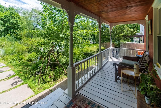 73 Cauterskill Ave, Catskill, NY 12414 - view of porch