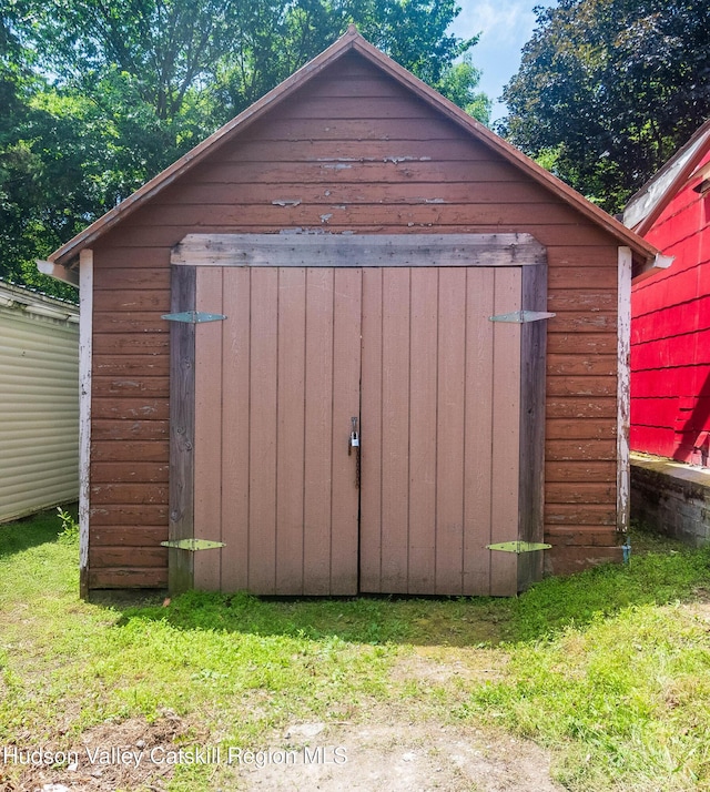 73 Cauterskill Ave, Catskill, NY 12414 - view of shed