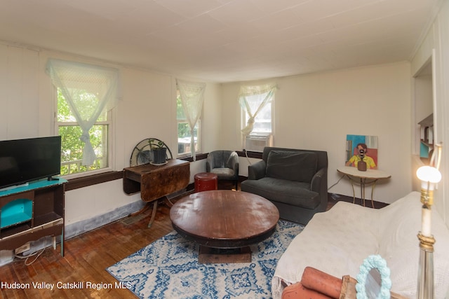 73 Cauterskill Ave, Catskill, NY 12414 - living area featuring wood finished floors